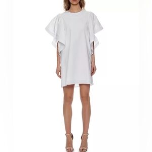 NWT Gracia Butterfly Sleeve Shift Mini Dress XL Lined Elegant Party Cocktail